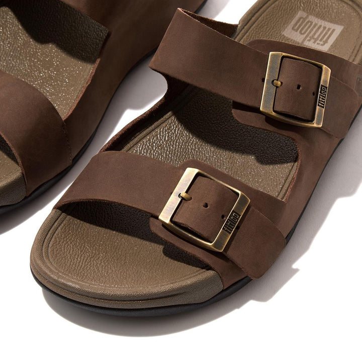 Fitflop Gogh Moc Slides Chocolate Brown