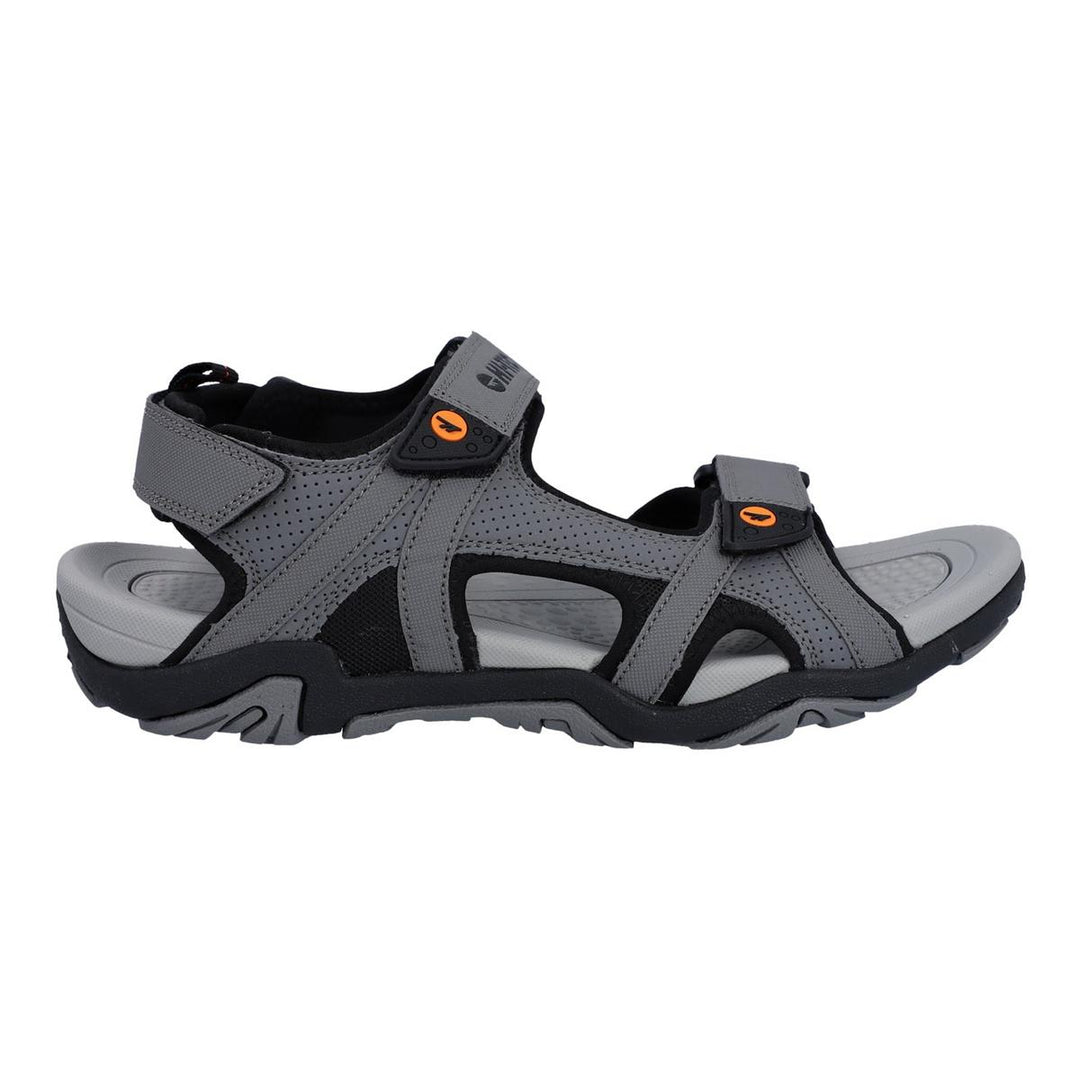 Hi-Tec Crater Sandal Steel Grey/Black/Orange