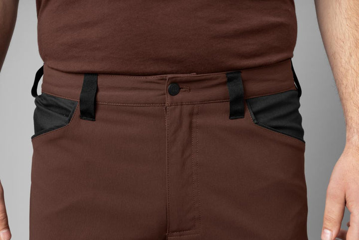 Harkila Ragnar trousers - Burgundy/Black
