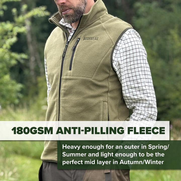 BushWear Dagget Fallow Fleece Gilet
