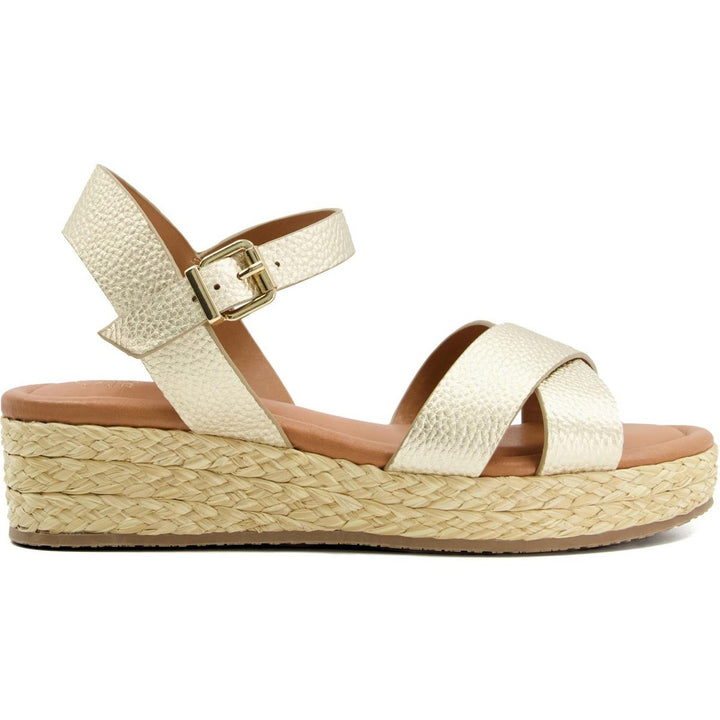Dune Linnie Sandal Gold