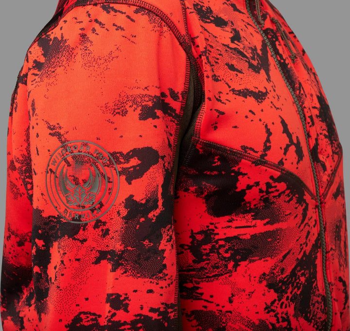 Harkila Wildboar Pro camo fleece jacket AXIS MSP Wildboar orange – view 6