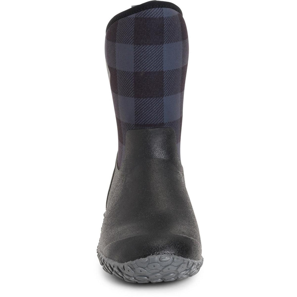 Muck Boots Muckster II Mid Wellington Black/Grey Plaid – view 2