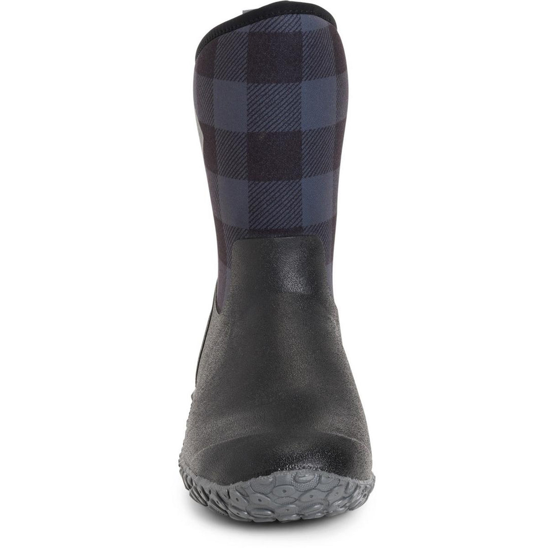 Muck Boots Muckster II Mid Wellington Black/Grey Plaid