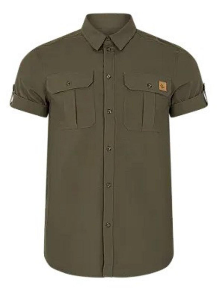 Seeland Selous S/S Cargo Shirt Grape leaf