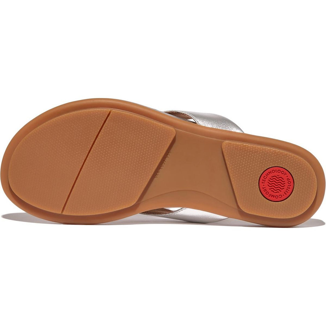 Fitflop Gracie Flip-Flops Silver