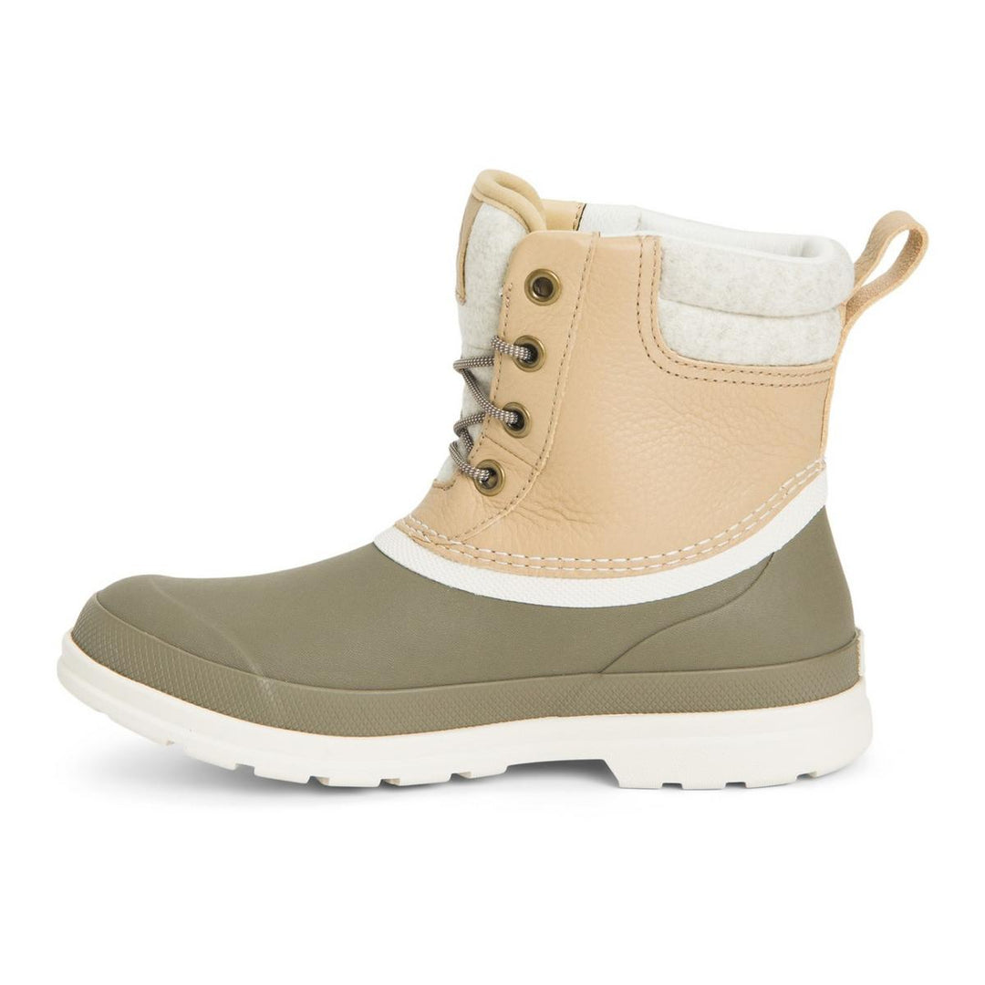 Muck Boots Originals Duck Lace Wellingtons Taupe/Walnut – view 7