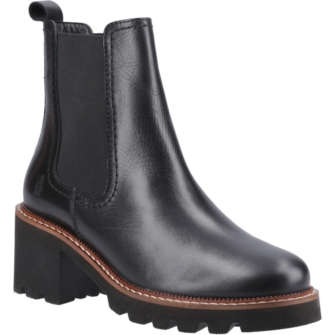 Gaia Chelsea Boot Black Leather