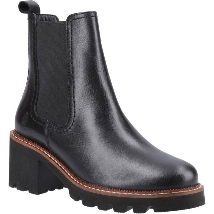 Gaia Chelsea Boot Black Leather