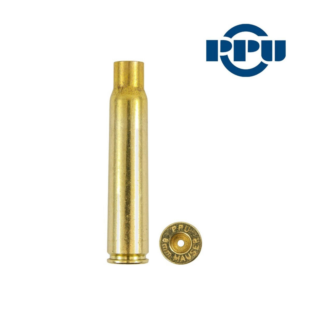 PPU Prvi Partizan 8mm Mauser Brass Cases, Pack of 100