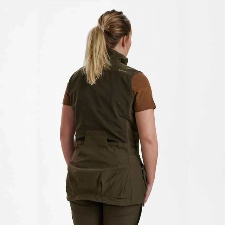 Deerhunter Lady Ann Extreme Waistcoat - Palm Green