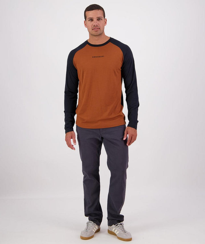 Swanndri Men's Carlton Long Sleeve Merino T-Shirt
