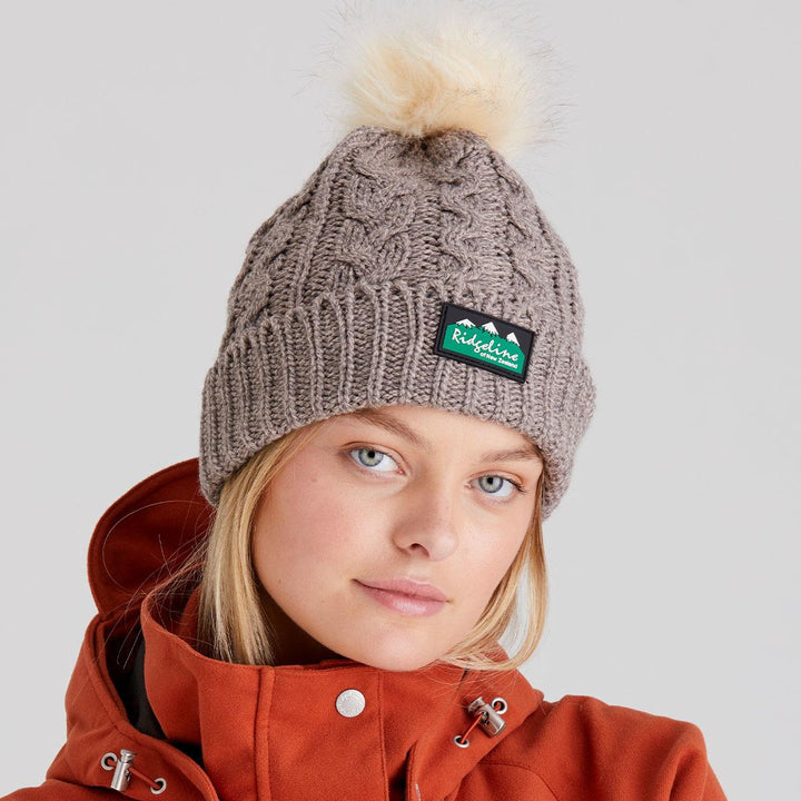 Ridgeline Ridgeline Nordic Fleck Bobble Hat Teak