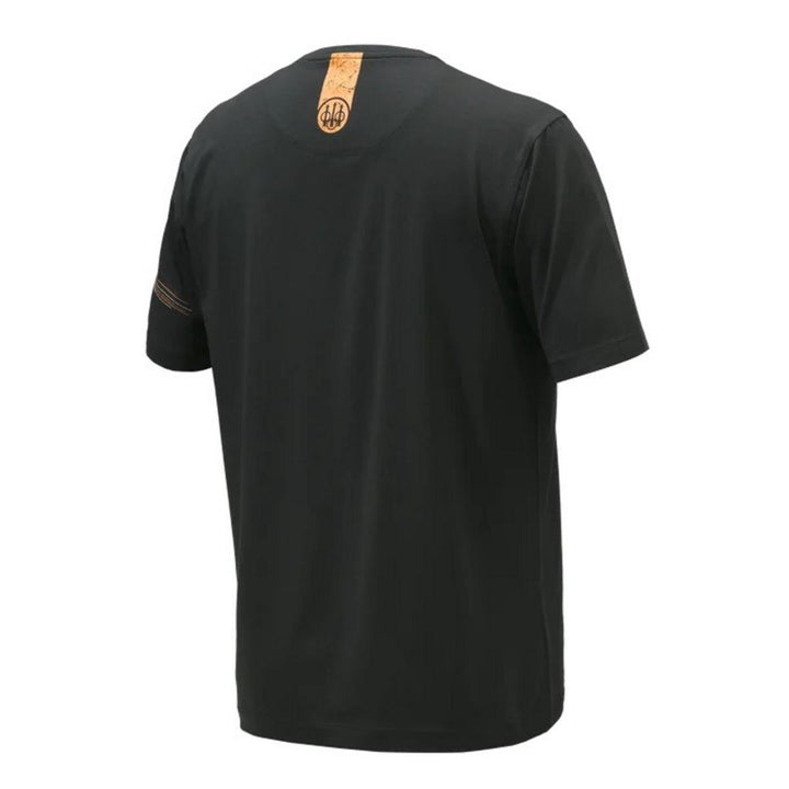 BERETTA LINES T-SHIRT Black Small - Hunting shirt breathable cotton for Men