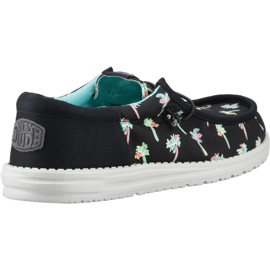 HEYDUDE Wally Funk Party Palm Shoes Black/Multi