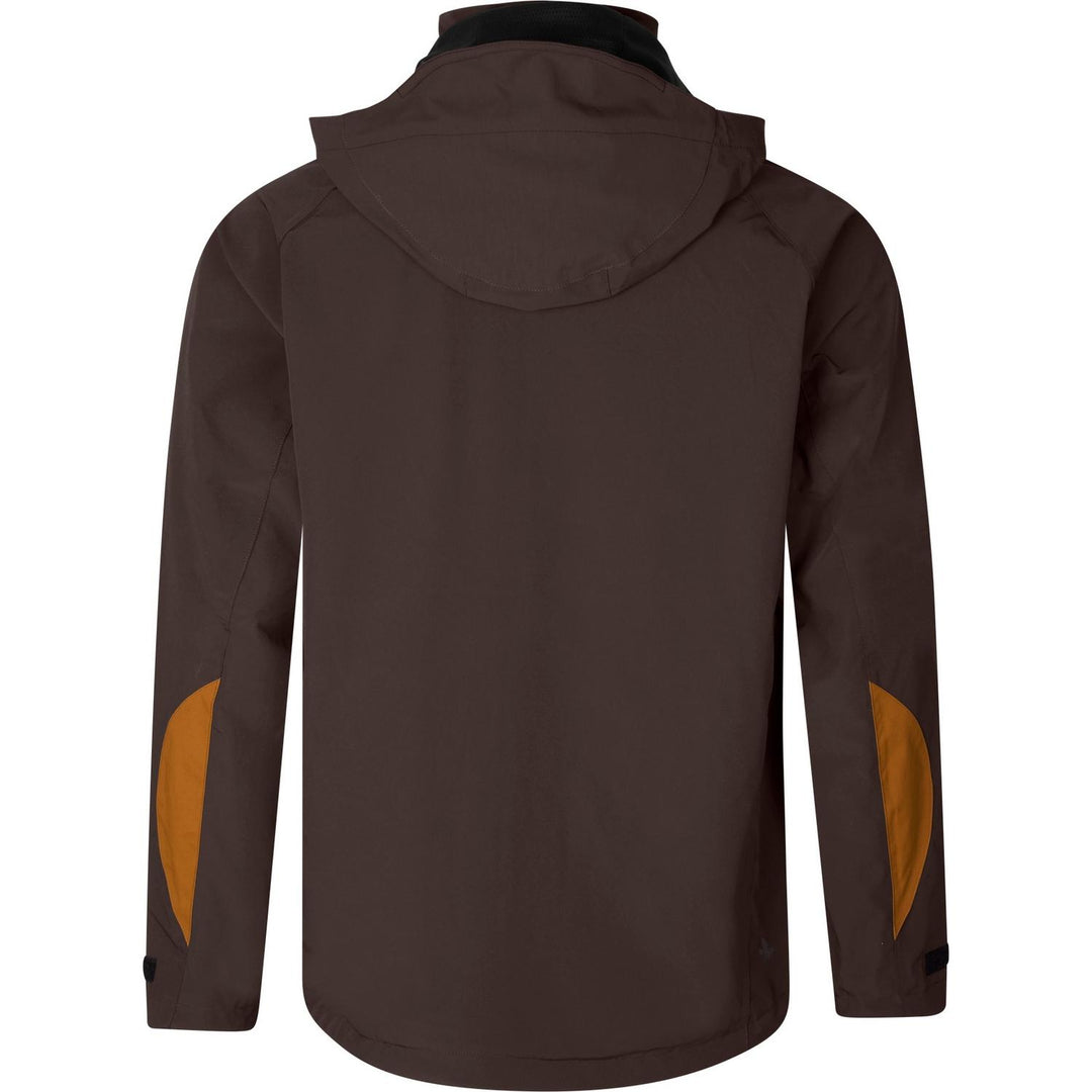 Seeland Dog Active jacket, back view showing the tan elbow panels