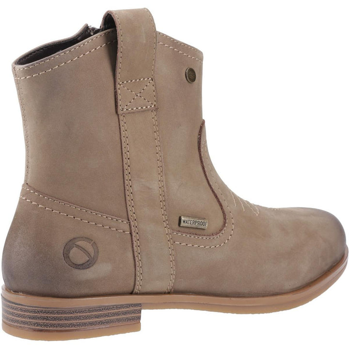 Cotswold Signet Ankle Boots Taupe