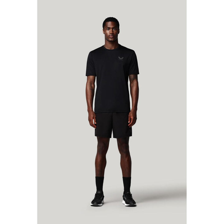 Castore 7" BRANDED ELASTIC SHORTS CASTORE BLACK/CASTORE GUNM – view 3