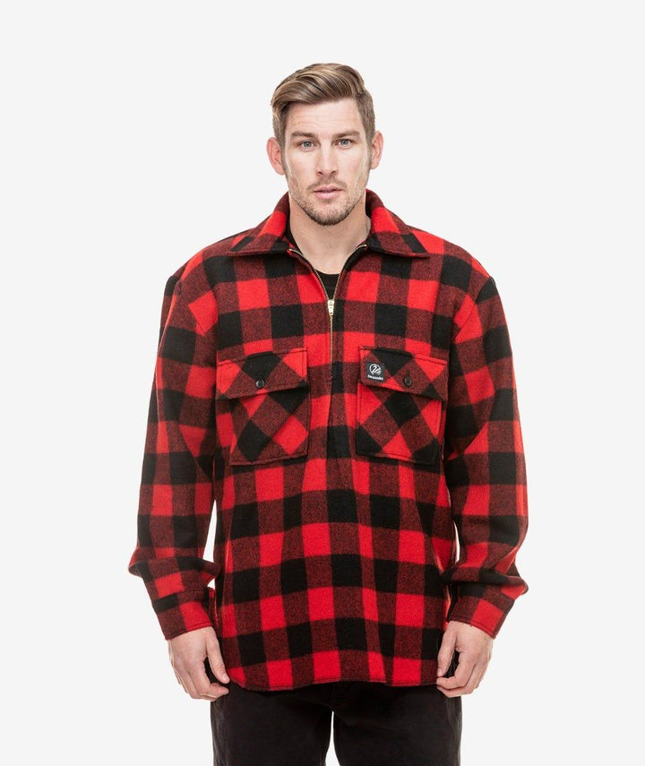 Swanndri Ranger Bush Shirt Red/Black Check