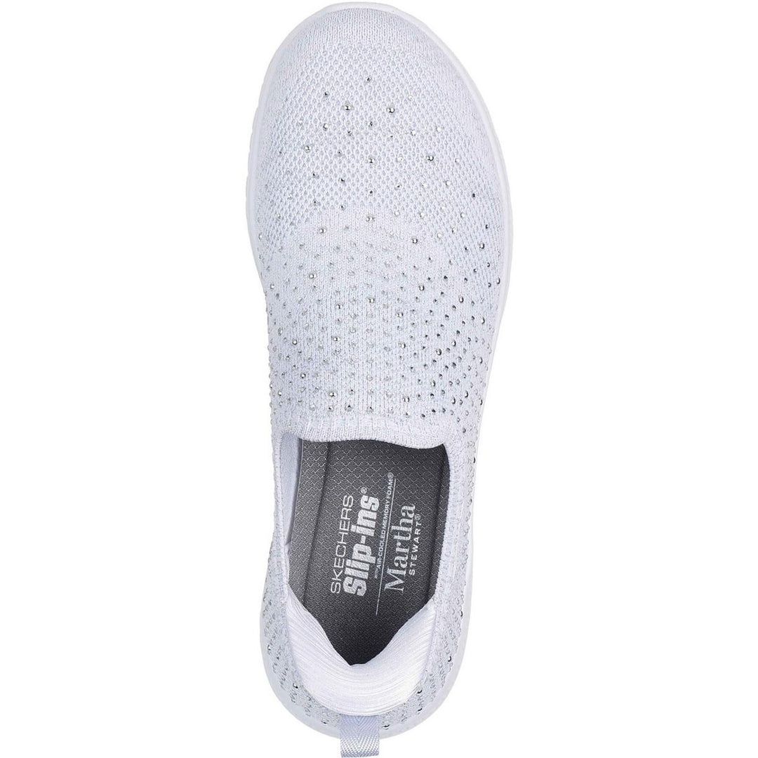 Skechers Virtueicon Martha Stewart Trainer White/Silver