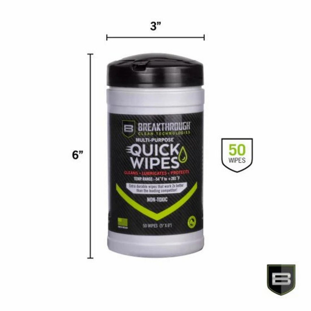 Breakthrough Clean Synthetic CLP Quick Wipes 50 Count Canister