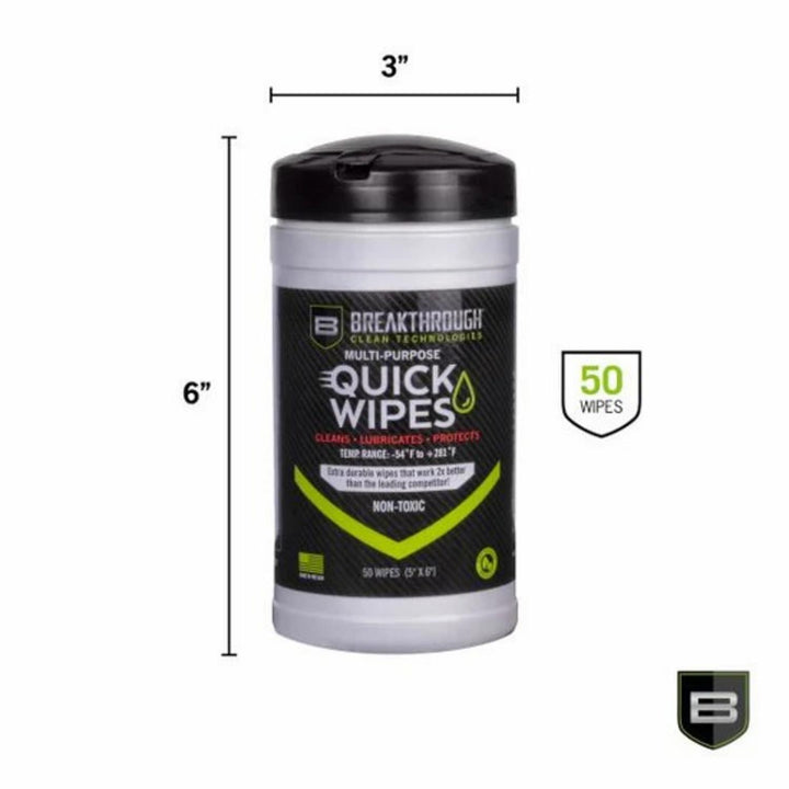 Breakthrough Clean Synthetic CLP Quick Wipes 50 Count Canister