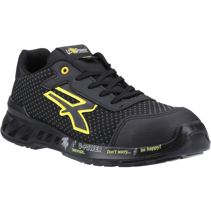 U Power Matt Lightweight Safety Shoes Black