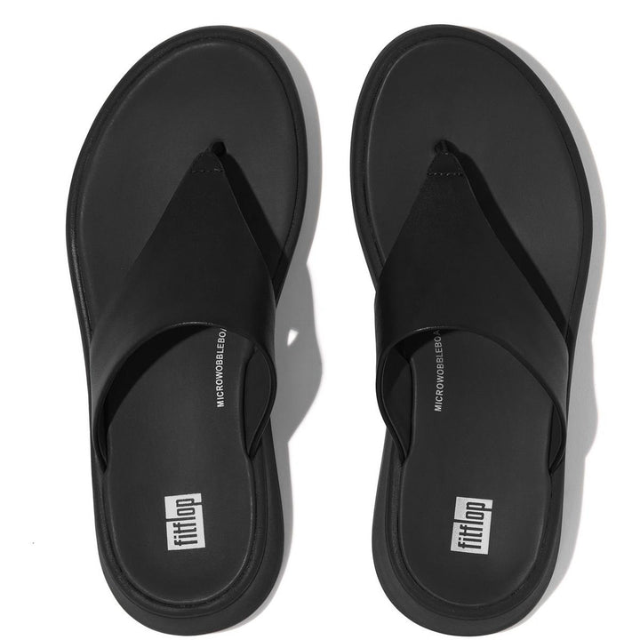 Fitflop F-Mode Toe Post Sandal All Black