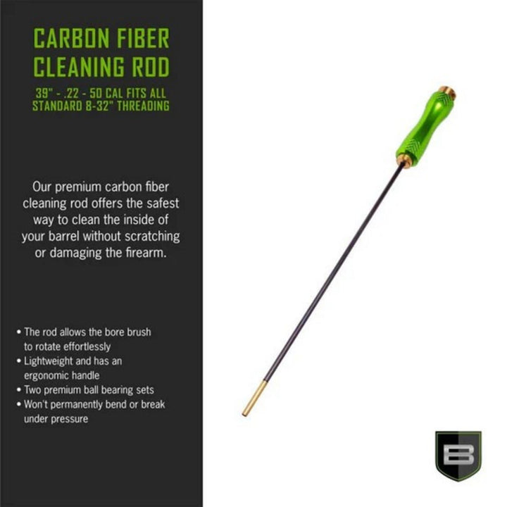 Breakthrough Clean Carbon Fibre Cleaning Rod 39in .22-.50 Cal