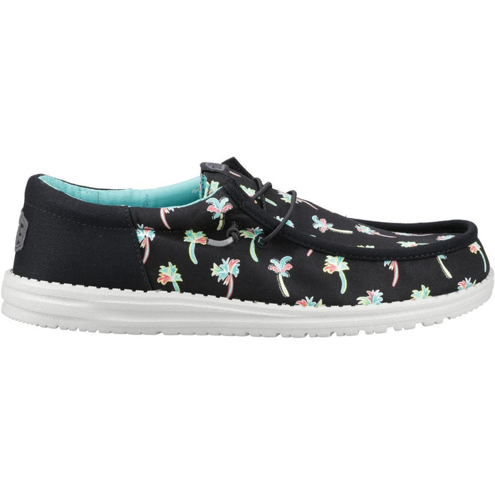HEYDUDE Wally Funk Party Palm Shoes Black/Multi