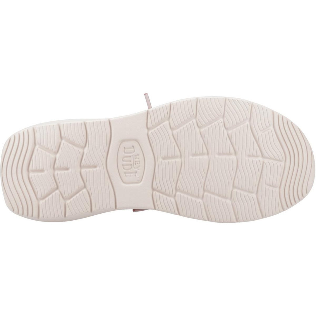 HEYDUDE Wendy COMF Suede Shoes Rose Pink/Whisper Pink