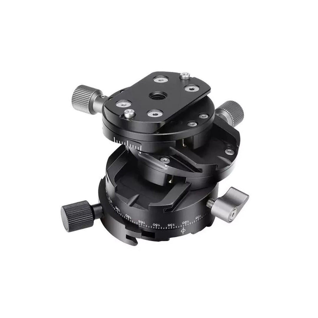 Leofoto G2+NP-60 Geared Panning Clamp with Arca Swiss Base plus Arca Swiss QR Plate