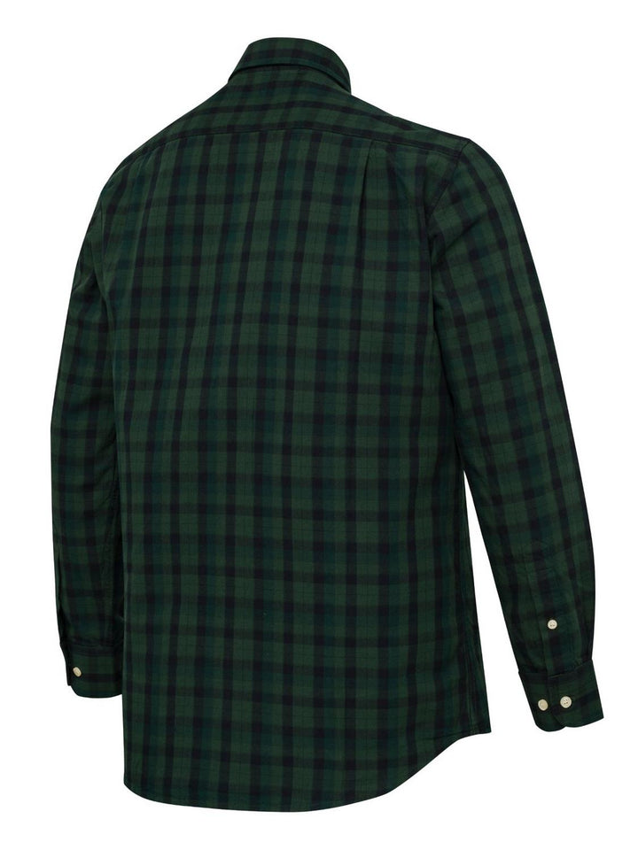 Bryggen Shirt Green and Black Check – view 3