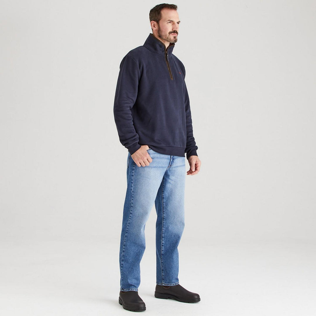 Ridgeline Mens Brancaster Quarter Zip Top – view 14