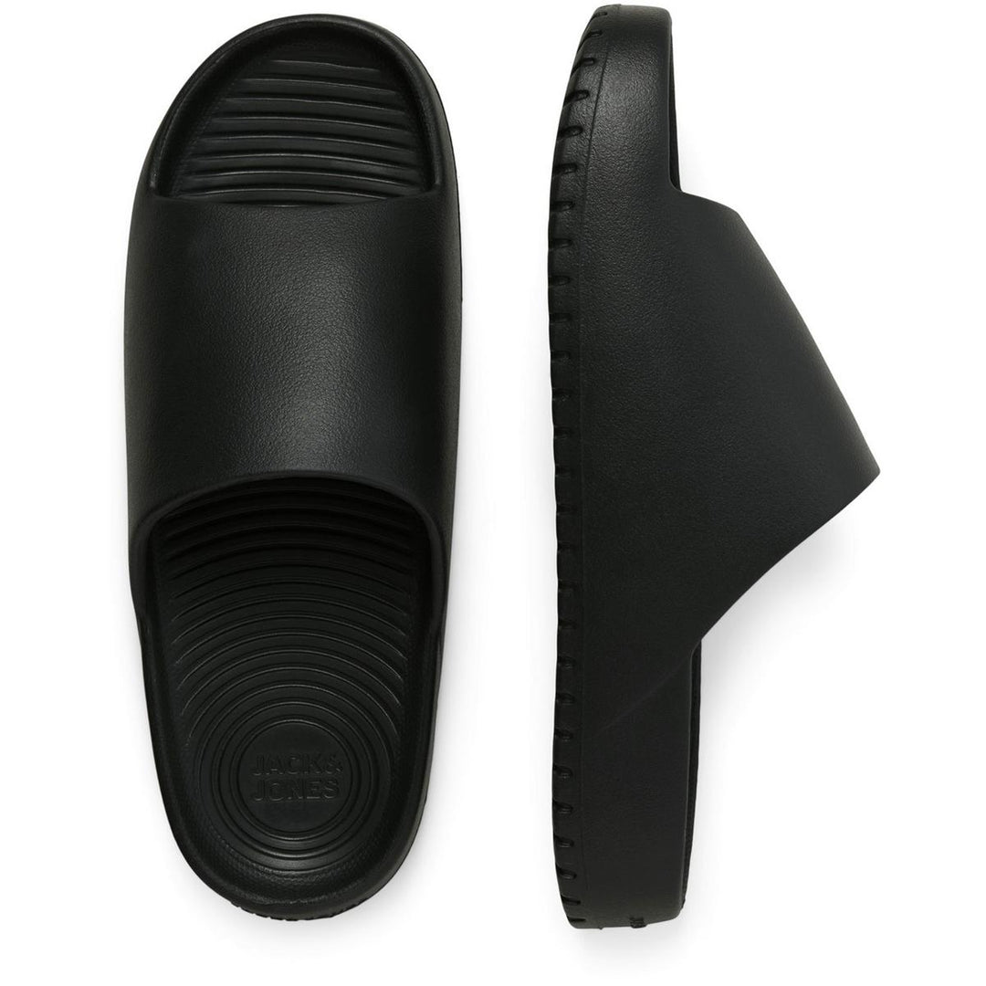 Jack & Jones Ripple Moulded Slider Anthracite