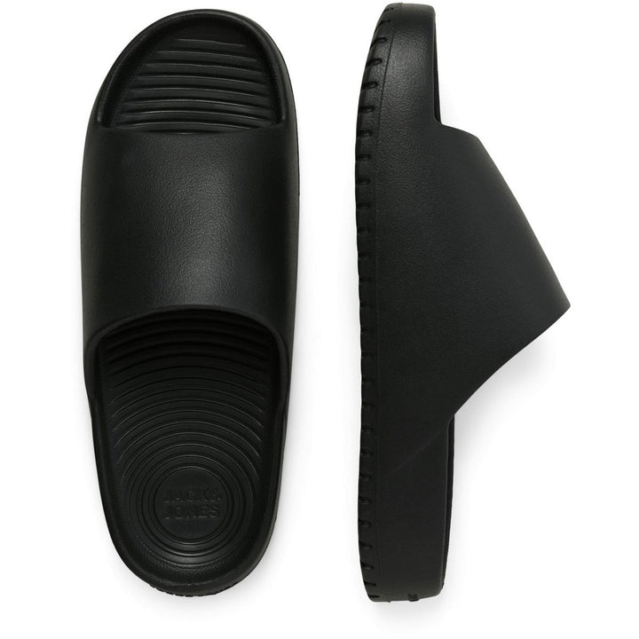Jack & Jones Ripple Moulded Slider Anthracite