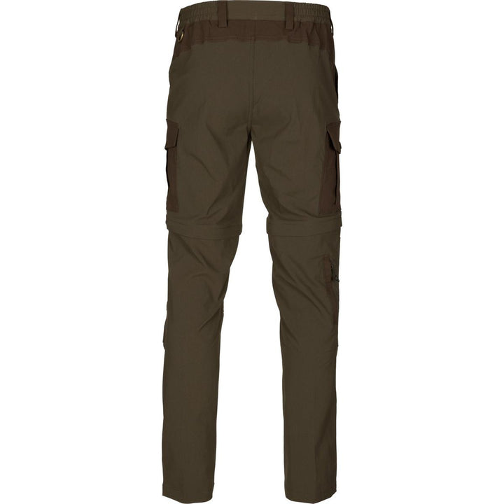 Seeland Birch Zip-off Trousers Pine Green/Demitasse – view 2