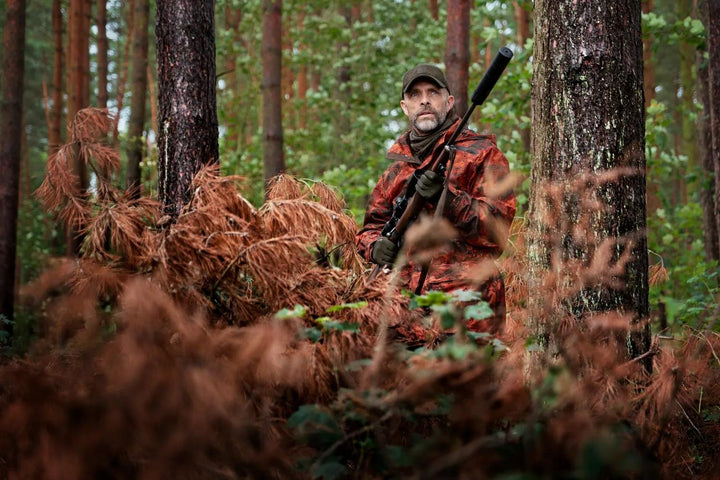 Harkila Forest Hunter GTX Camo Long Jacket in AXIS MSP® Autumn Orange