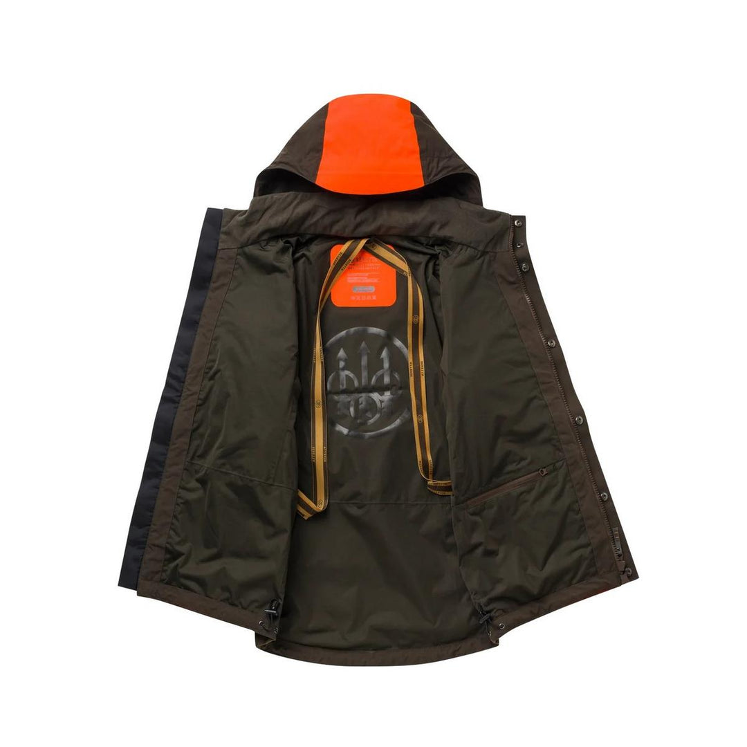 Beretta THORN RESISTANT EVO JACKET Brown Bark & Blaze Orange