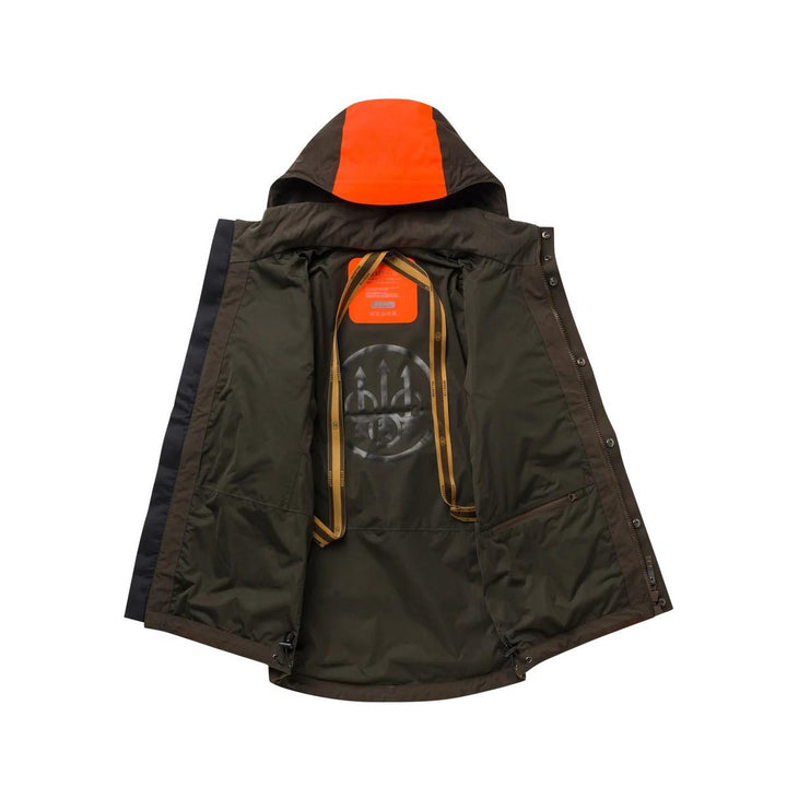 Beretta THORN RESISTANT EVO JACKET Brown Bark & Blaze Orange