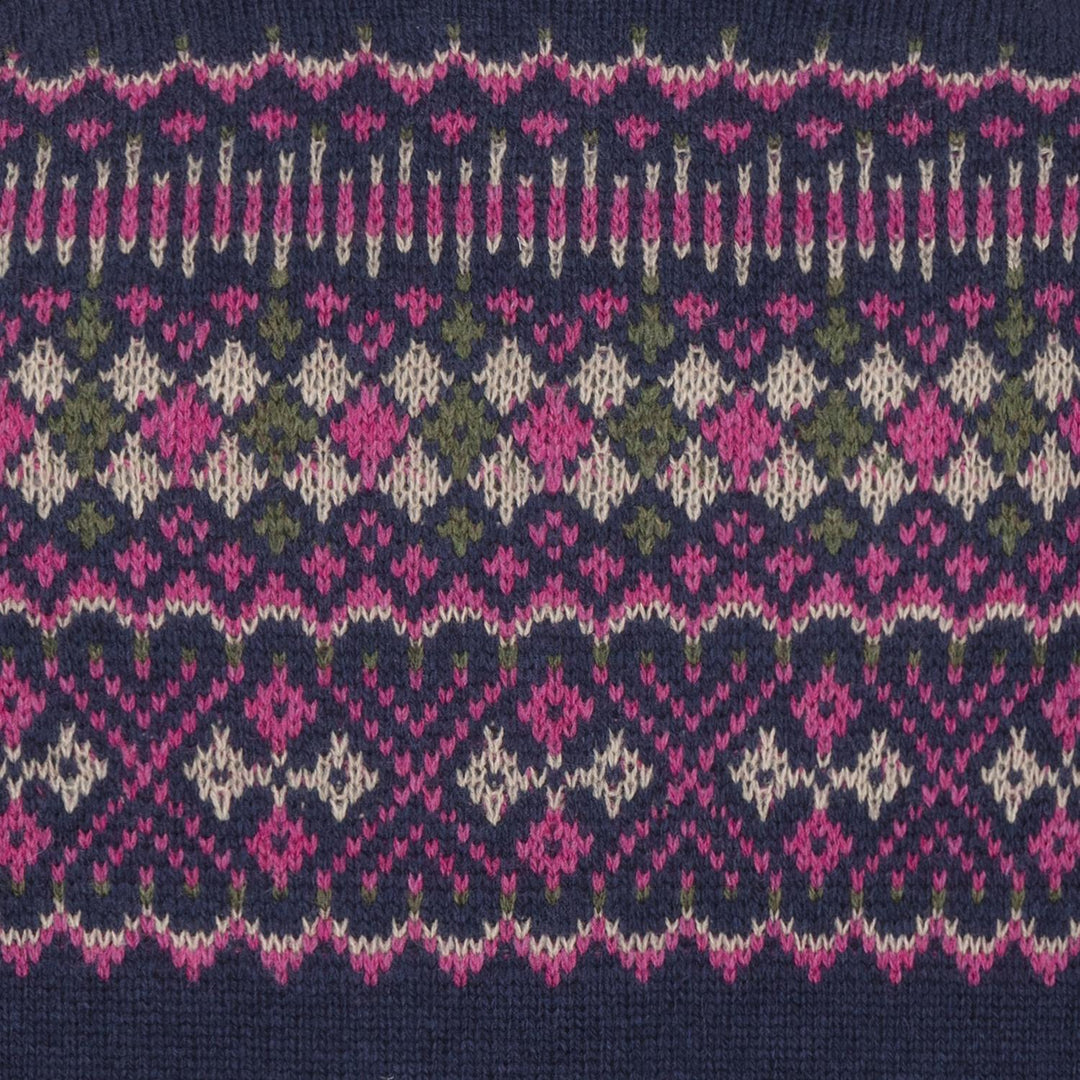 Hoggs of Fife Jura Ladies Fair Isle Crew Neck Pullover