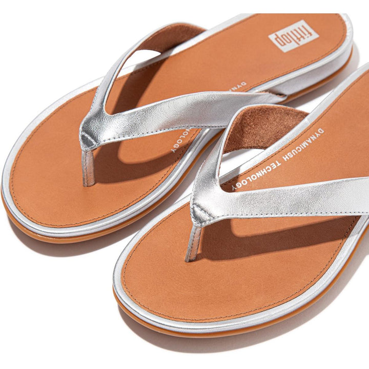 Fitflop Gracie Flip-Flops Silver