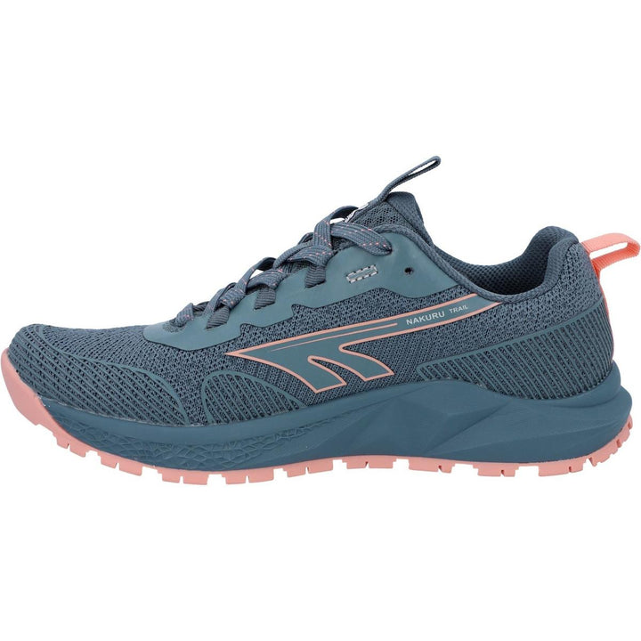 Hi-Tec Geo Nakuru Trainers Flintstone/Coral