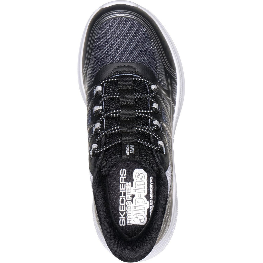 MICROSPEC VELOCITY GRID-SHIFT Black/Silver & White Trim