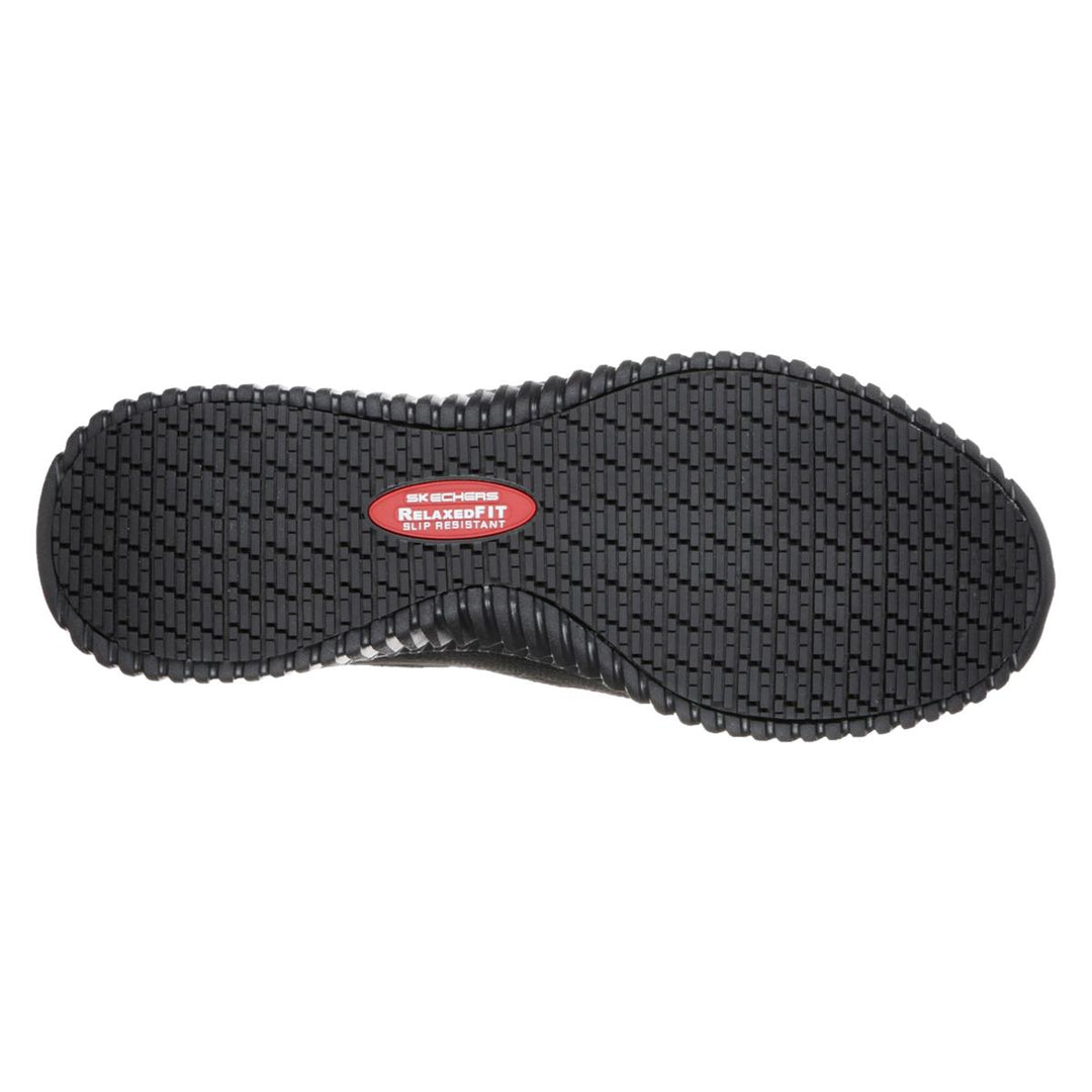 Skechers Workwear Cessnock Colleton Slip Resistant Shoe Black