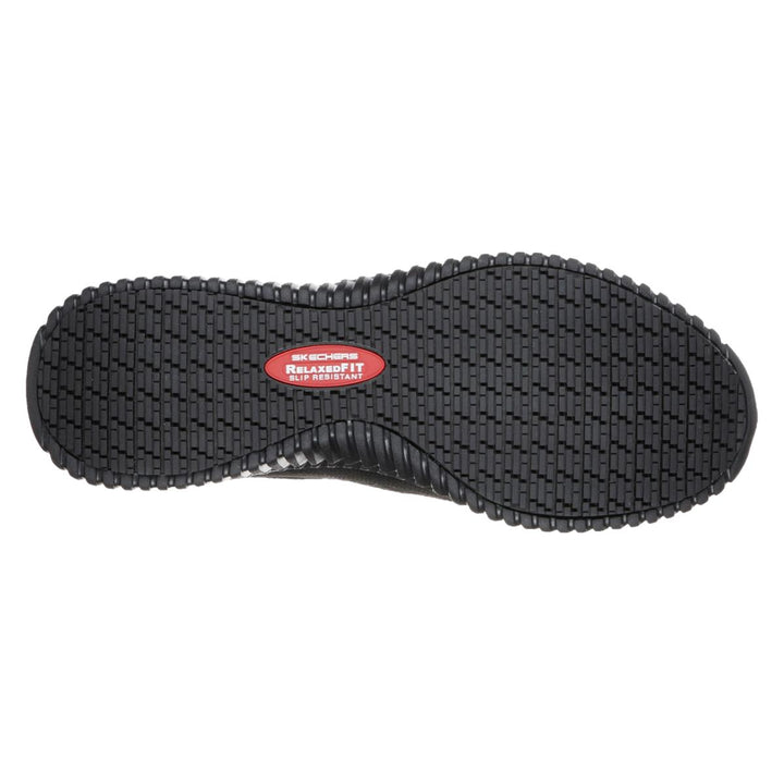 Skechers Workwear Cessnock Colleton Slip Resistant Shoe Black