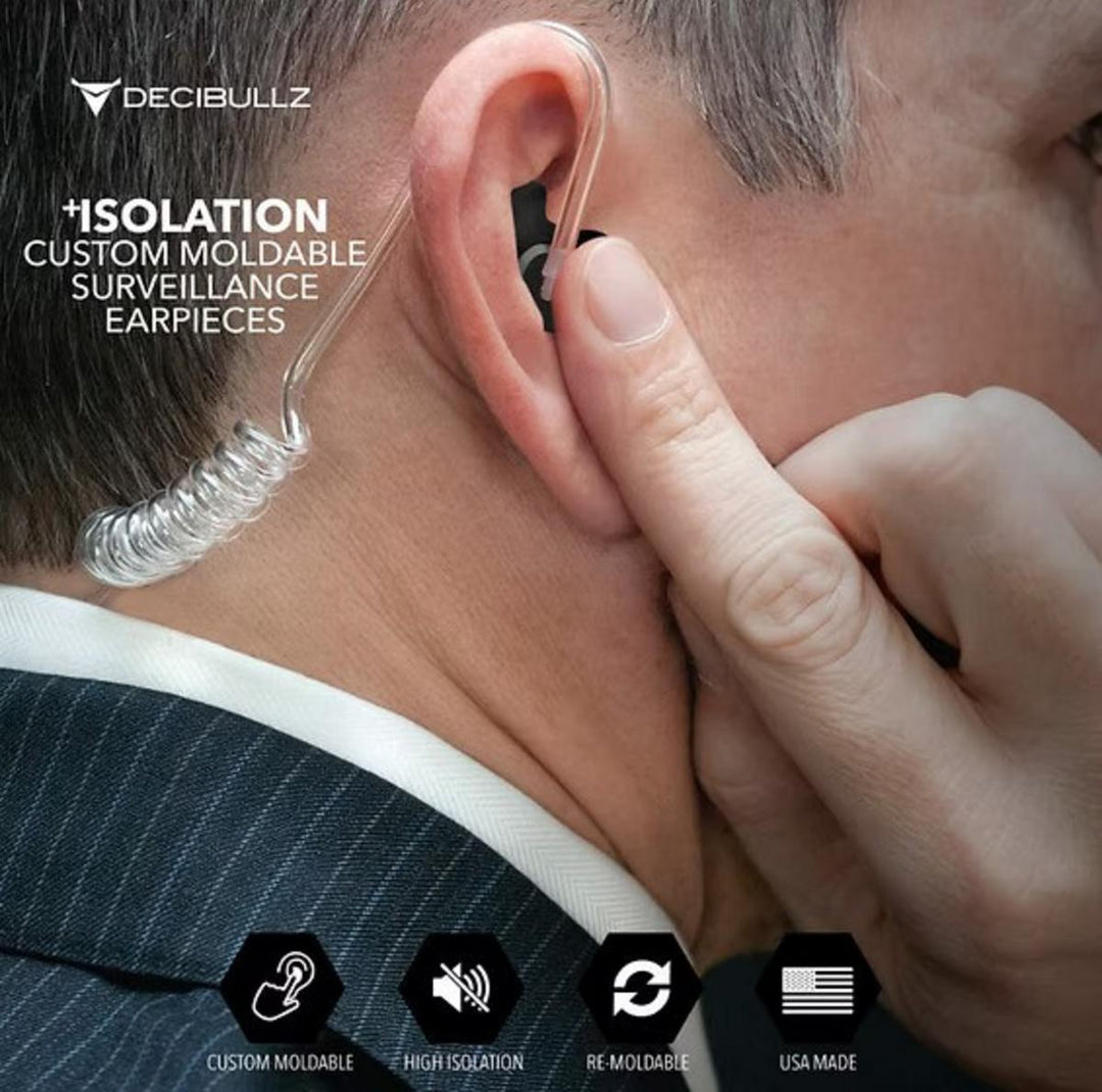 Decibullz Acoustic Tube Earpiece — Isolation