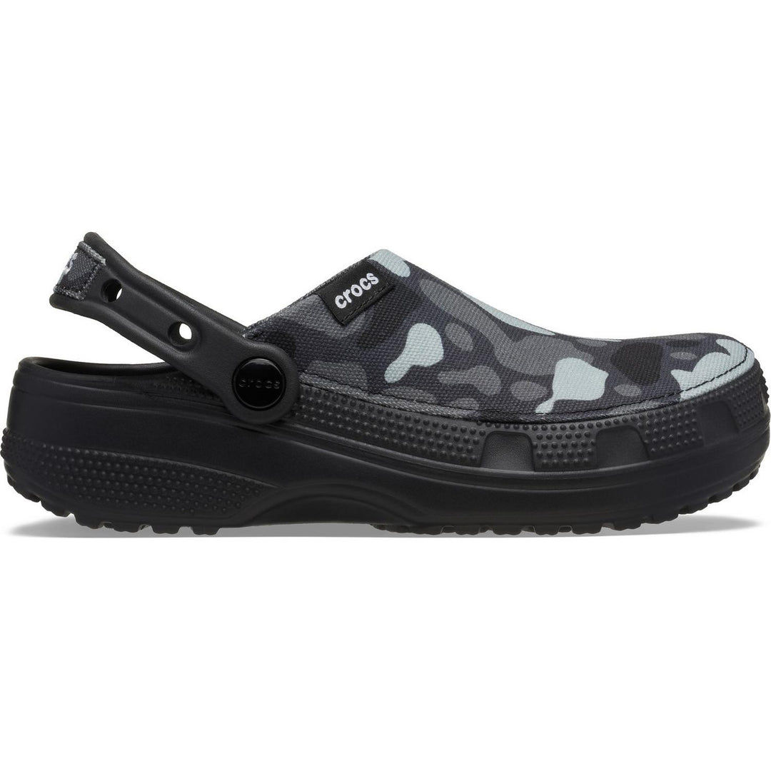 Classic Crafted Camo Clog Black