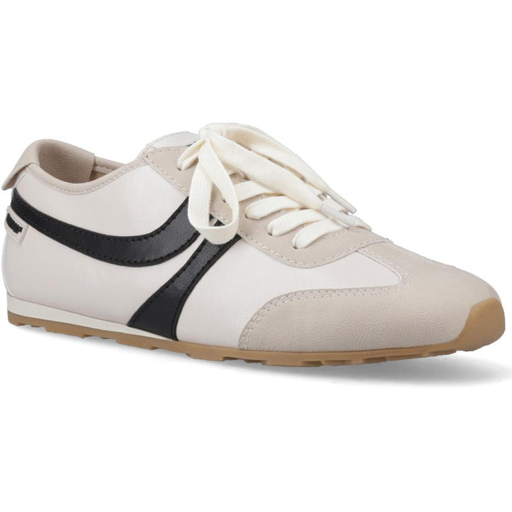 Rocket Dog Destin PU Combo Trainers Off White/Black