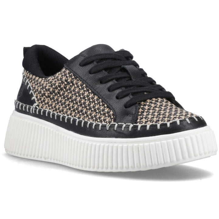 Haisley Woven Trainer Black